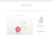 Blogger Template Responsive - OLIVEY