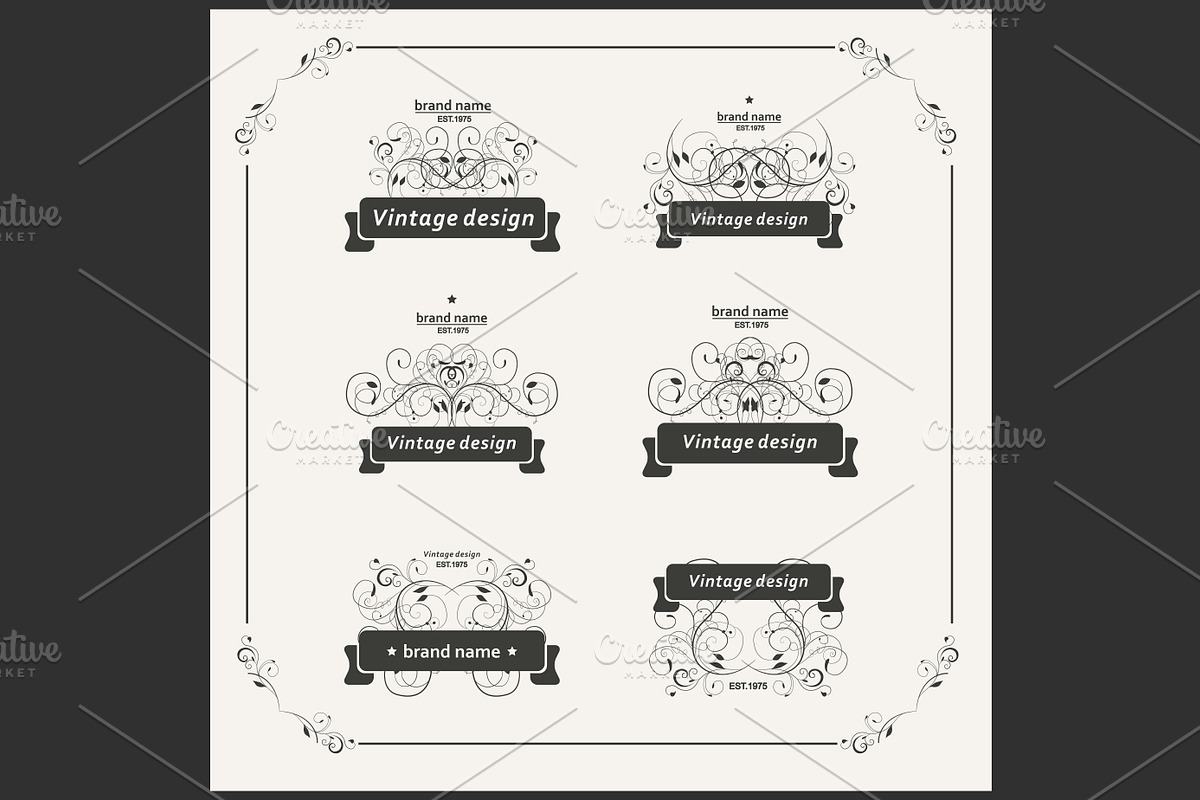 Set vector vintage posters Vol.3 in Graphics - product preview 8