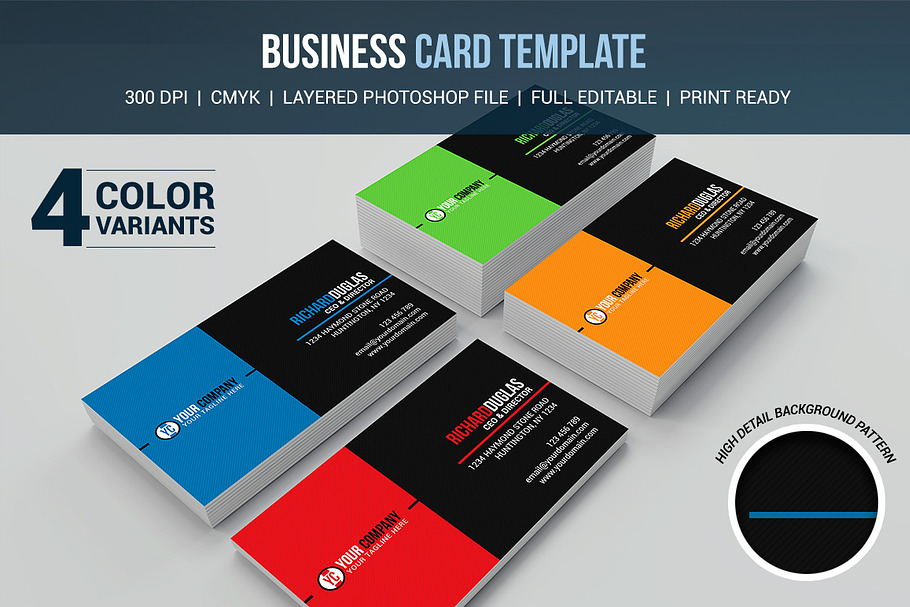 Business Card Template in Business Card Templates - product preview 8