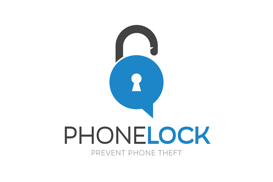 Phone Lock Logo Design