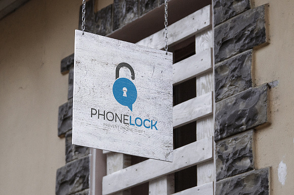 Phone Lock Logo Design in Logo Templates - product preview 3