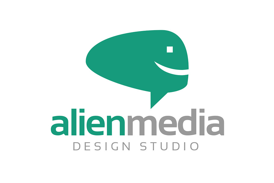 Alien Media Logo Template in Logo Templates - product preview 8