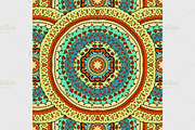round seamless pattern