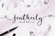 Featherly Hand Lettered