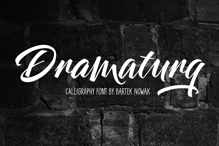 Dramaturg family - 4 fonts in Script Fonts - product preview 8