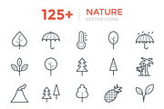 125+ Nature Vector Icons