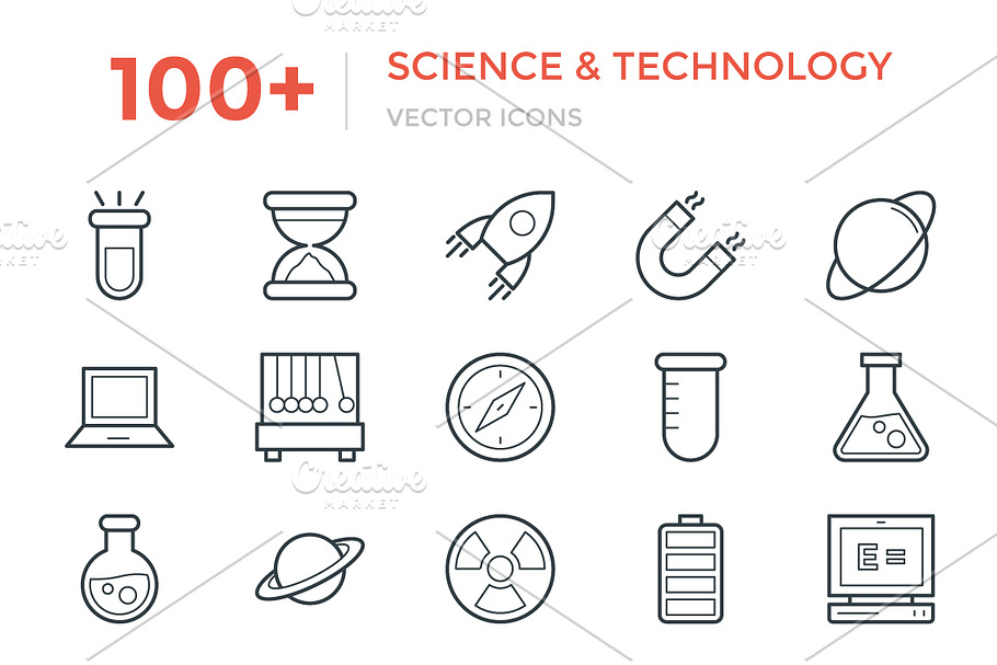 100+ Science and Technology Icons in Cool Icons - product preview 8