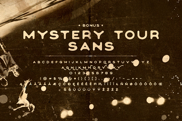 Mystery Tour Display Font in Circus Fonts - product preview 1