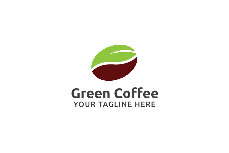 Green Coffee Logo Template