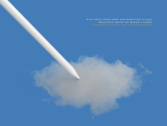 Clouds/Smoke Brushes Pro in Photoshop Brushes - product preview 2