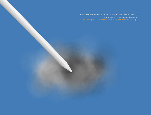 Clouds/Smoke Brushes Pro in Photoshop Brushes - product preview 4