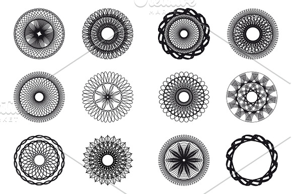 50 Spirograph Shapes in Objects - product preview 3