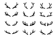 Deer head set, Antlers 