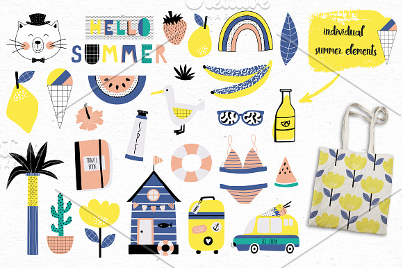 Hello Summer bundle VOL2 in Objects - product preview 3