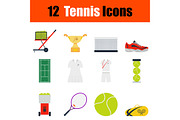 12 Tennis icons
