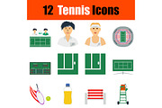 12 Tennis icons