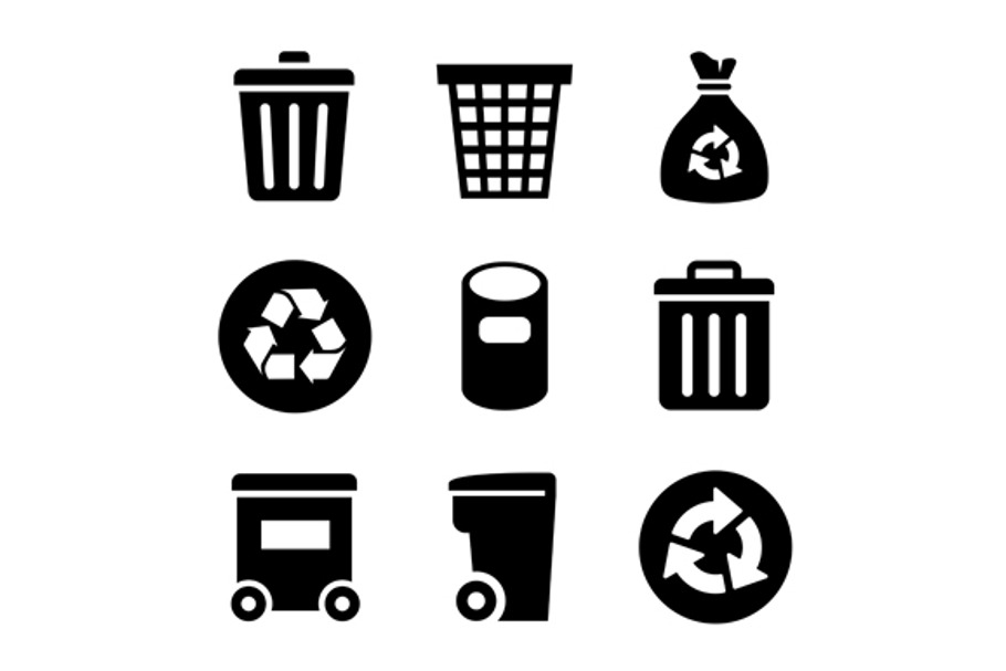 Garbage Icons set