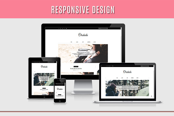 Blogger Template - Orchida in Website Templates - product preview 2