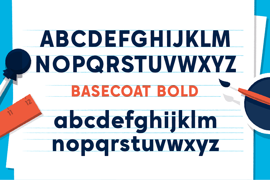 Basecoat Bold in Bold Fonts - product preview 8