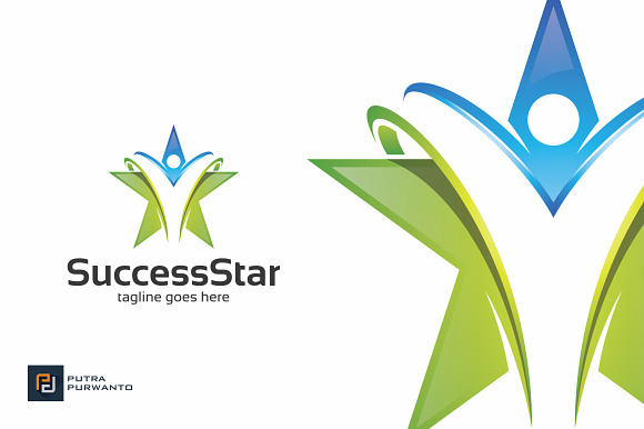 Success Star - Logo Template in Logo Templates - product preview 3