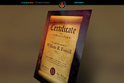 Royal Scroll Certificate Template