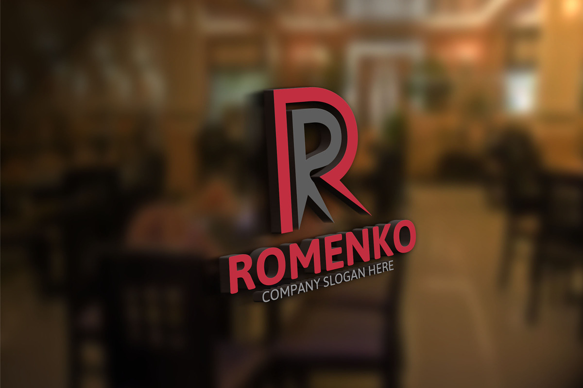 Romenko / R Letter Logo in Logo Templates - product preview 8