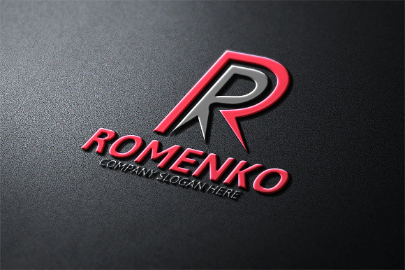 Romenko / R Letter Logo in Logo Templates - product preview 2