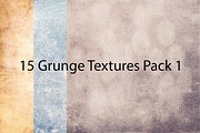 15 Grunge Textures Pack 1