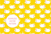Seamless vector pattern Mouse