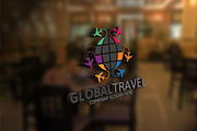 Global Travel Logo Template