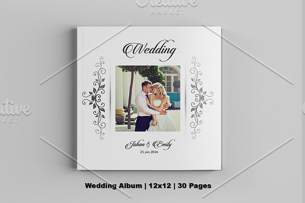 Wedding Photo Album Template-V485