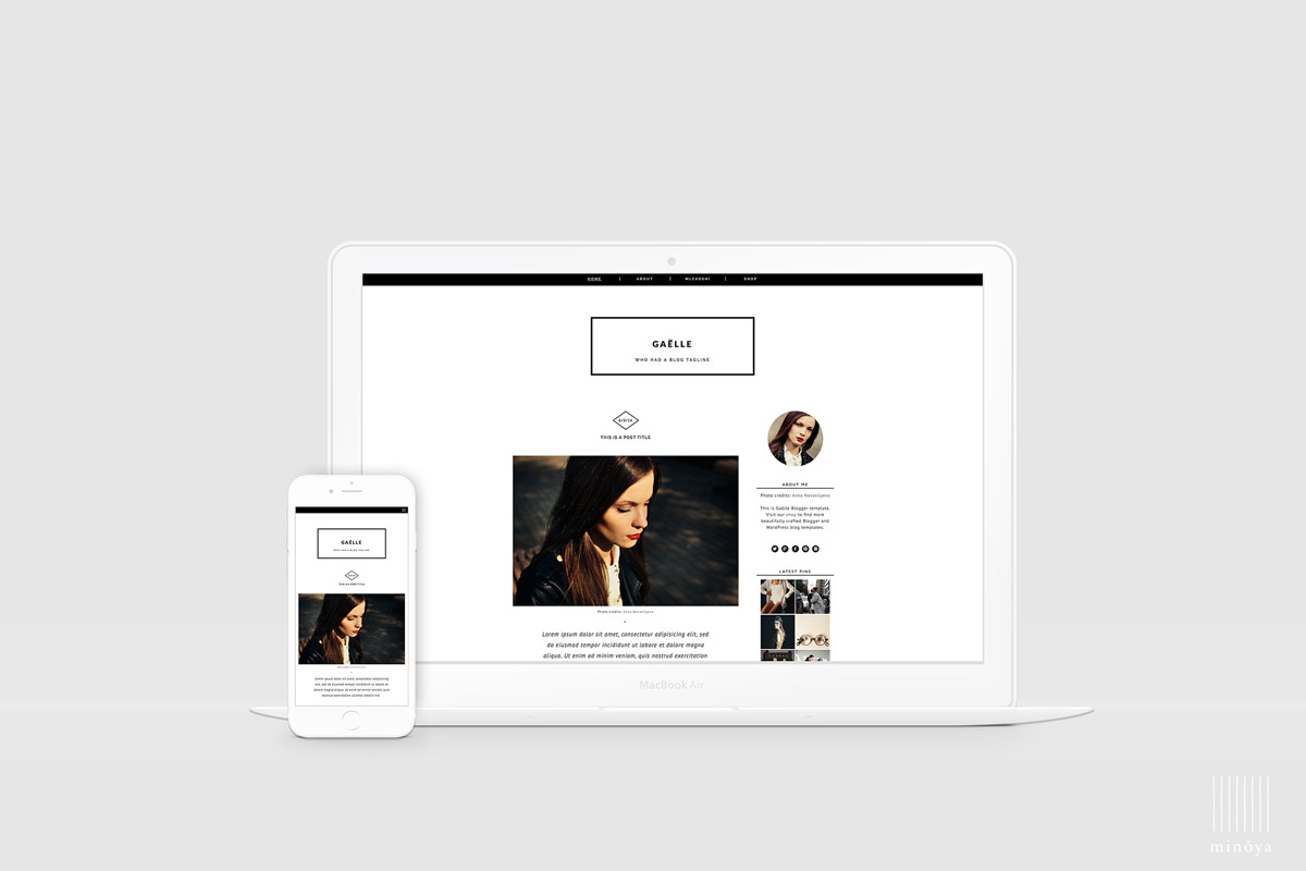 Lifestyle & Fashion Blogger Template in Themes - product preview 8