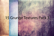 50% OFF! 15 Grunge Textures Pack 3