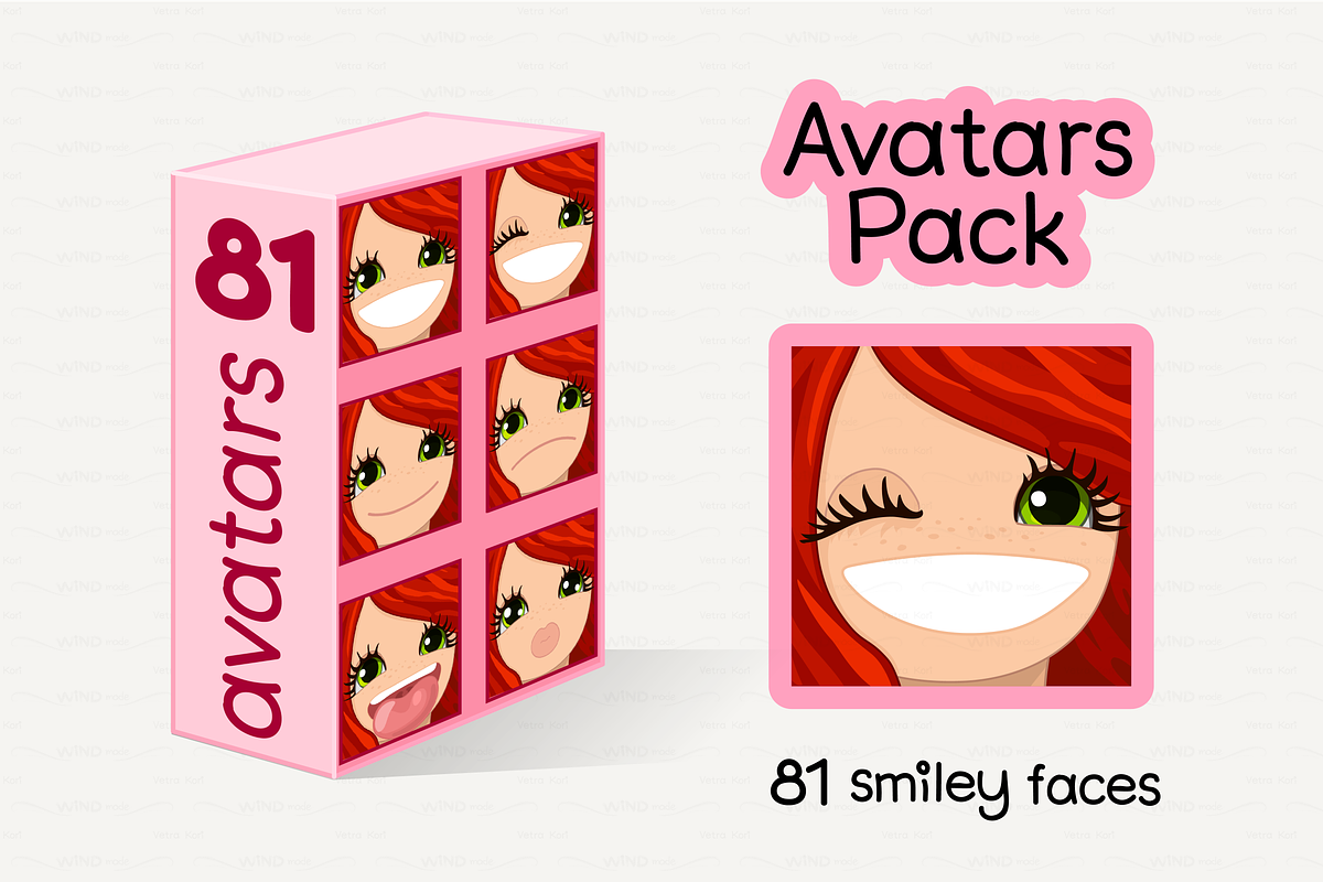 vector Avatars Pack 81 in Icons - product preview 8
