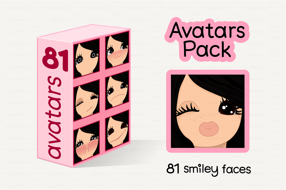 vector Avatars Pack 81 in Icons - product preview 8