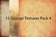 50% OFF! 15 Grunge Textures Pack 4
