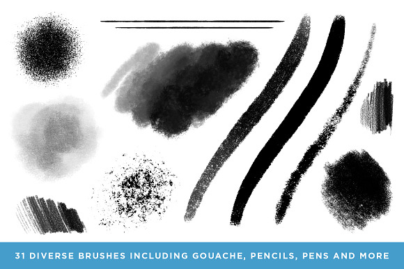 Woodland Wonderland Brush Pack in Photoshop Brushes - product preview 4