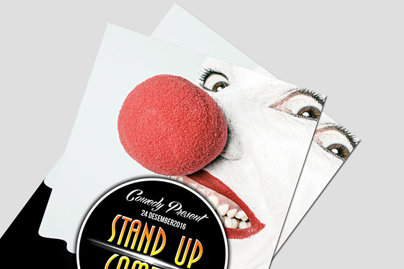 Stand Up Comedy Flyer Template in Flyer Templates - product preview 2