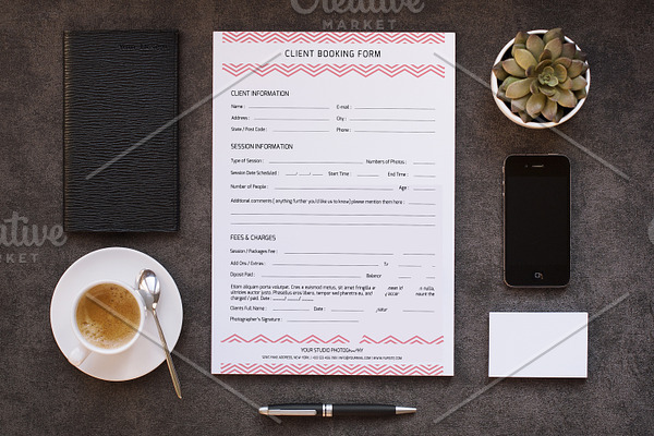 Client Contract / Booking Form-V266