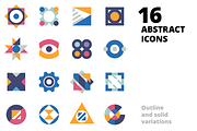 16 Abstract Icons