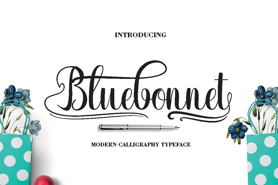 Bluebonnet in Script Fonts - product preview 8