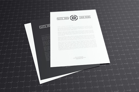 Multipurpose Letterheads Mock-ups in Print Mockups - product preview 2