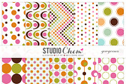 Gorgeous Dotty Pattern Papers