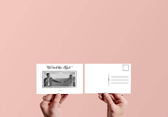 Hands Holding Cards Mockup in Print Mockups - product preview 3