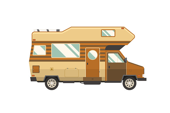 RV Travel Collection in Illustrations - product preview 6
