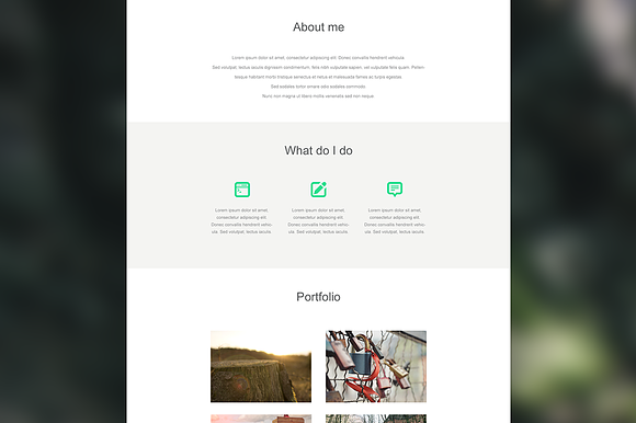 Dafolio | PSD Template for Creatives in Website Templates - product preview 1