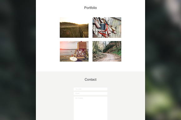 Dafolio | PSD Template for Creatives in Website Templates - product preview 2