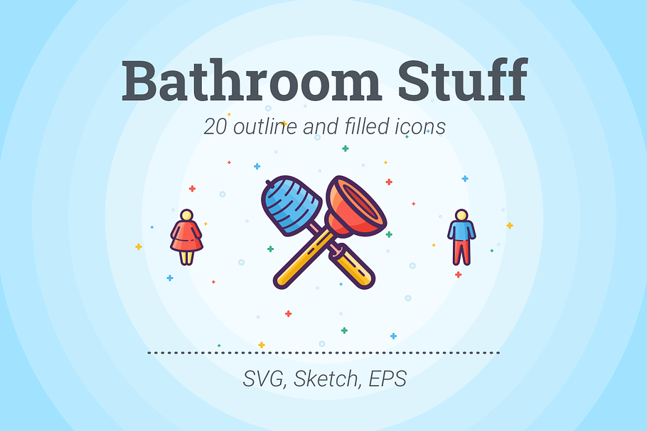 Bathroom Stuff in Graphics - product preview 8