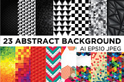 Set of vector abstract backgrounds