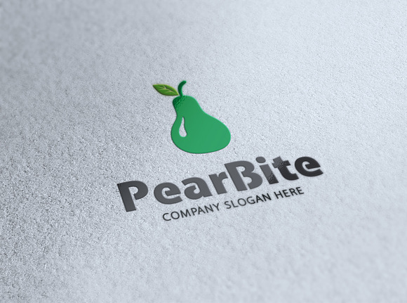 Pear Bite Logo in Logo Templates - product preview 1